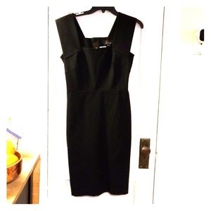 Black cocktail dress